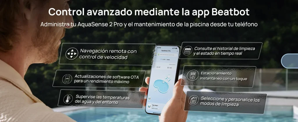 Robot limpiafondos Beatbot AquaSense 2 Pro
