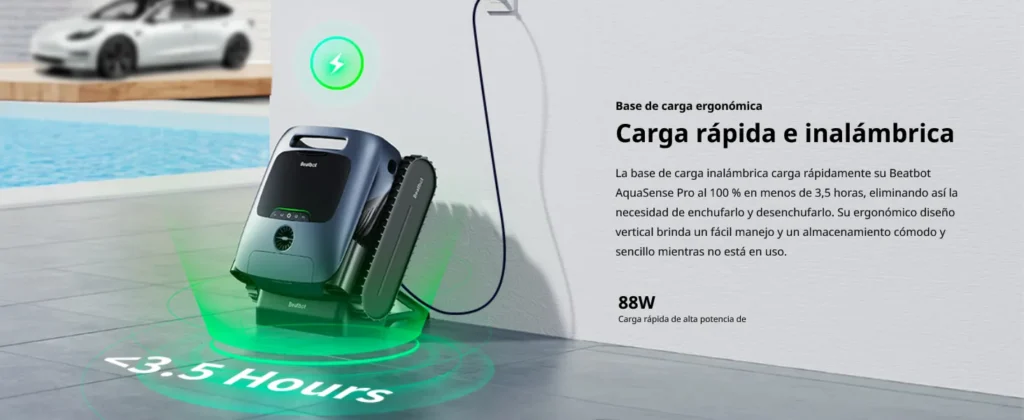 limpiafondos inalámbrico Beatbot Aquasense Pro